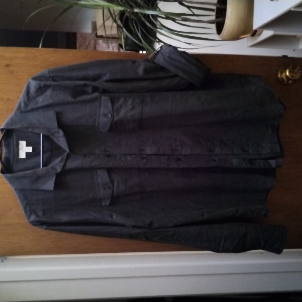 Calvin Klein Long Sleeve Button Dress Shirt Size XL